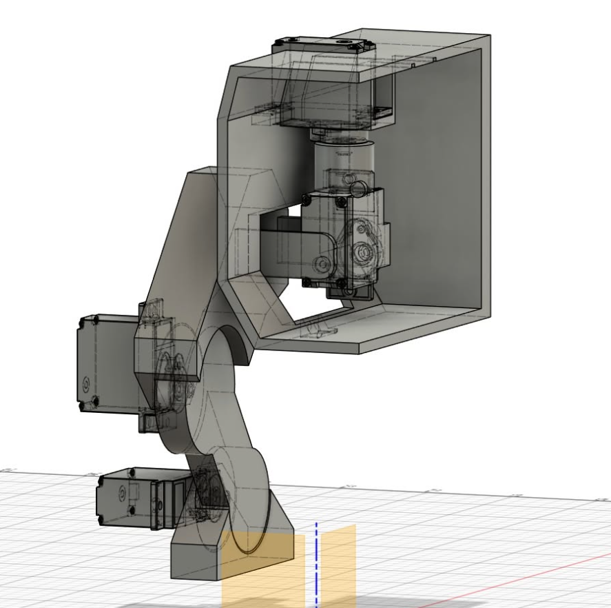 Biped Robot 3D Design